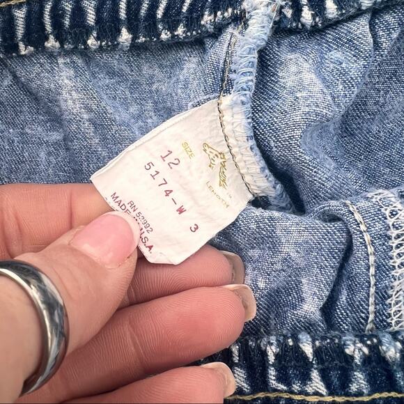 Vintage Jordache high rise acid Wash elastic waist lounge shorts - Picture 4 of 4